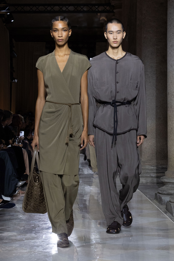 The Giorgio Armani Spring/Summer 2026 show Milan Fashion Week