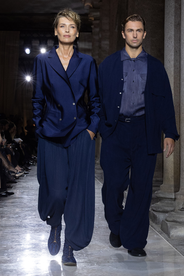 The Giorgio Armani Spring/Summer 2026 show Milan Fashion Week