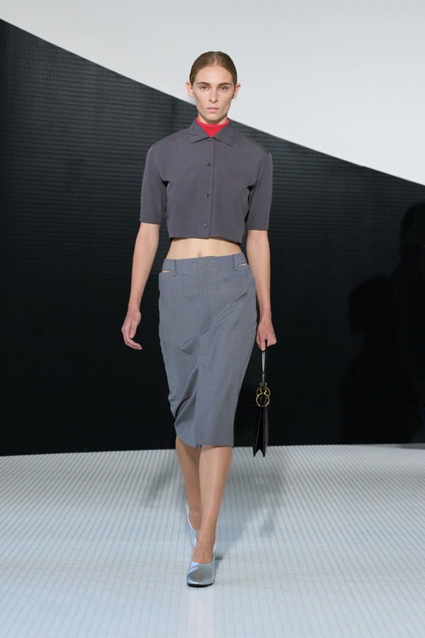 défilé jil sander printemps-été 2026 à la fashion week de milan