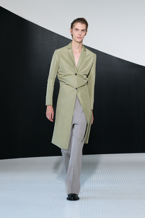 défilé jil sander printemps-été 2026 à la fashion week de milan