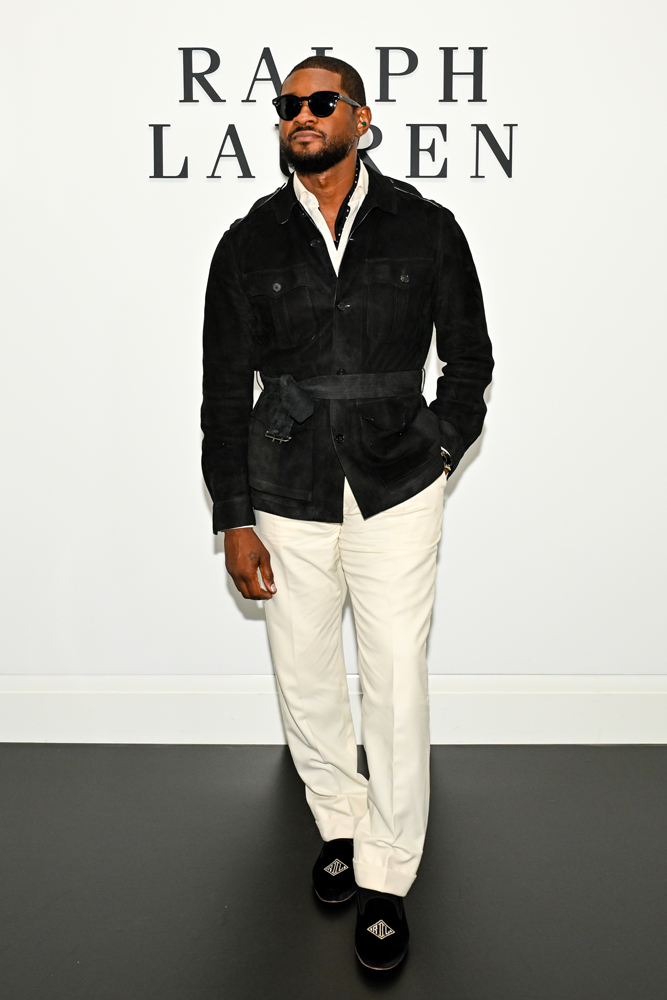 Usher au défilé Ralph Lauren printemps-été 2026.