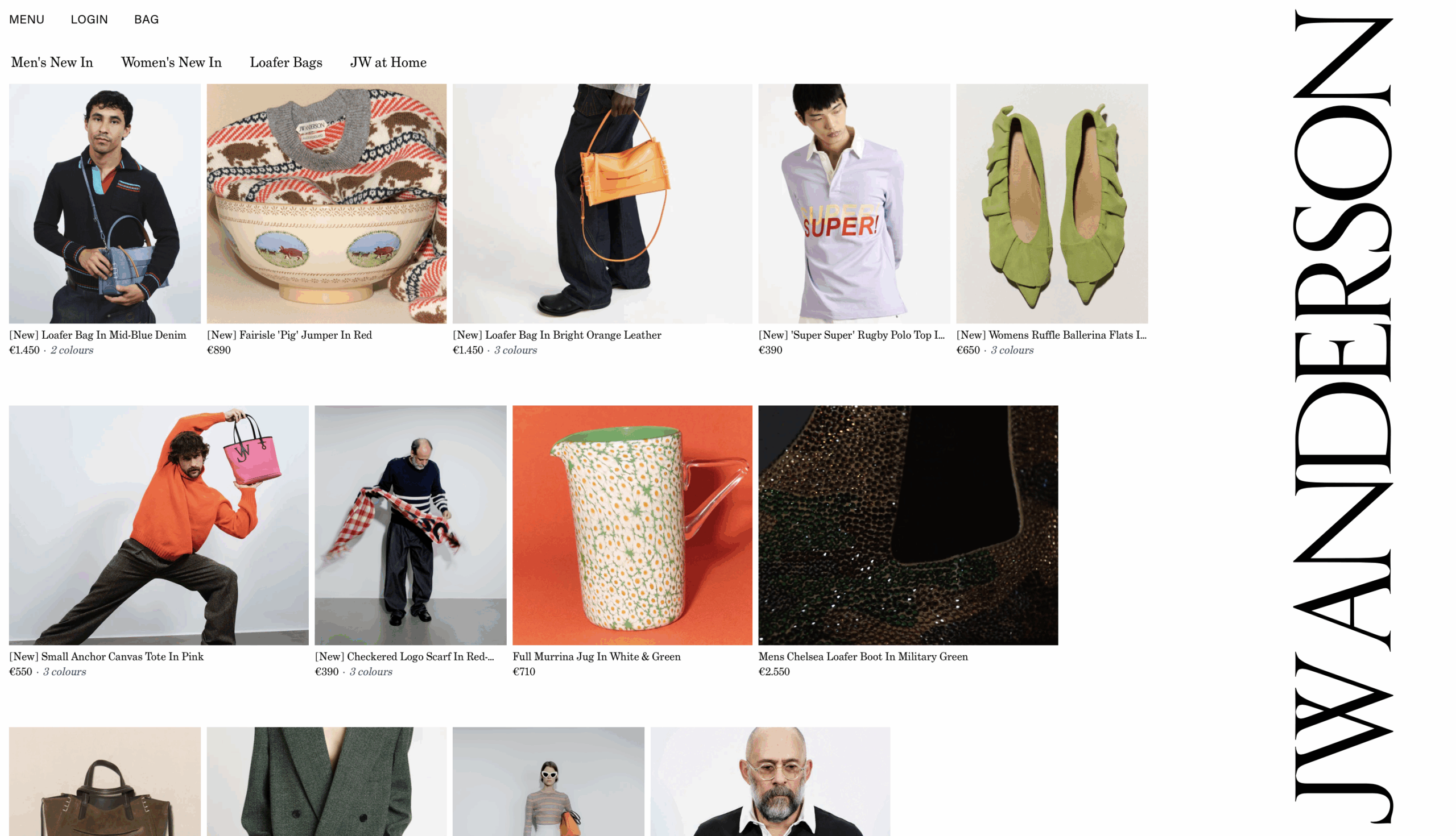 Screenshot of the website jwanderson.com