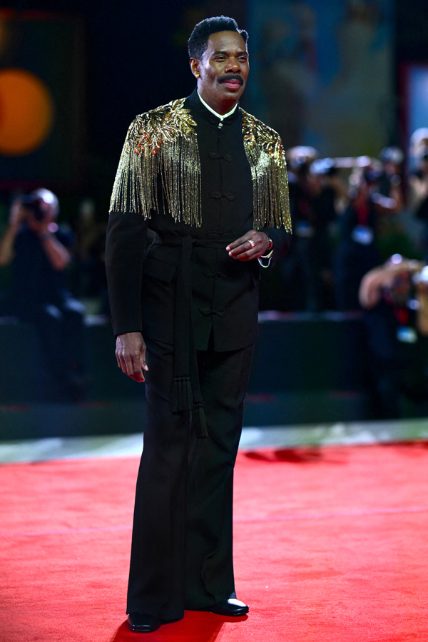 colman domingo wearing a valentino suit at the 2025 Venice Film Festival