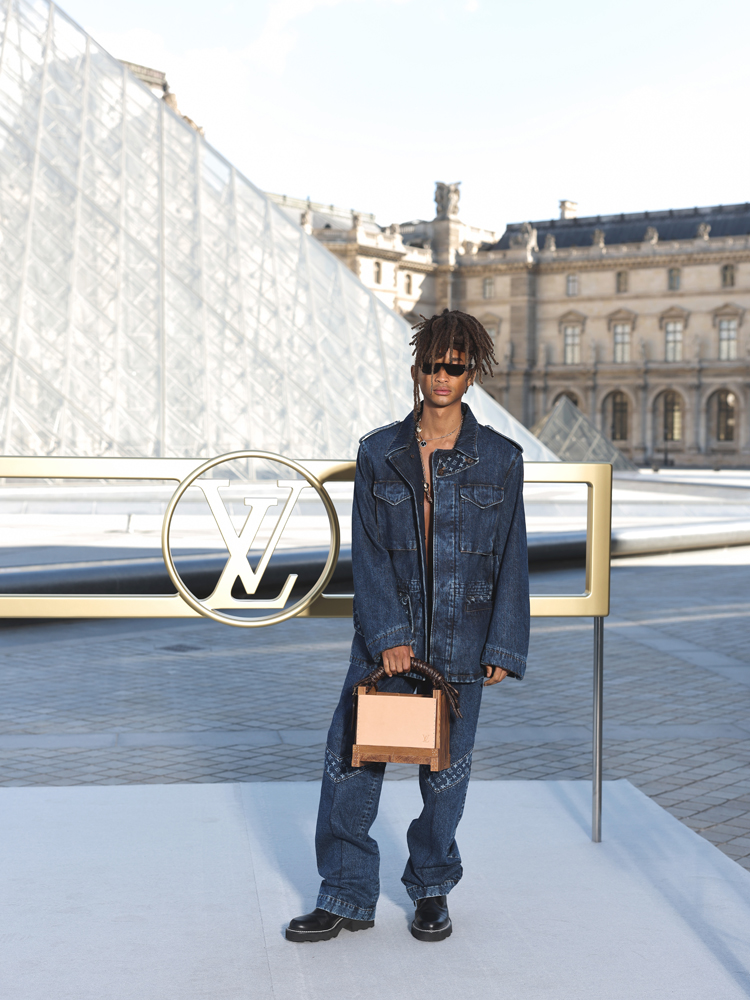 Jaden Smith assiste au défilé Louis Vuitton Femme Printemps/Été 2026 dans le cadre de la Fashion Week de Paris, le 30 septembre 2025 à Paris, en France. 