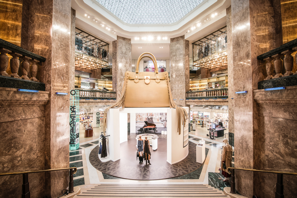 Le pop-up Michael Kors aux Galeries Lafayette Champs-Elysées.