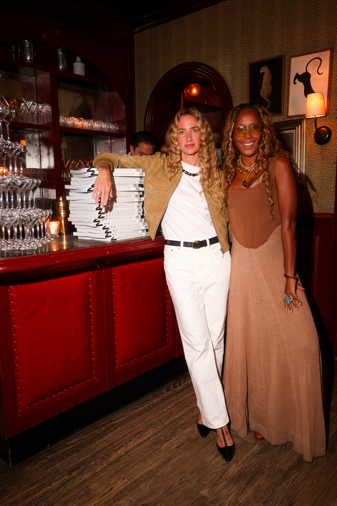 Olympia Gayot et Sade Lythcott à la soirée de lancement du magazine Numéro New York
