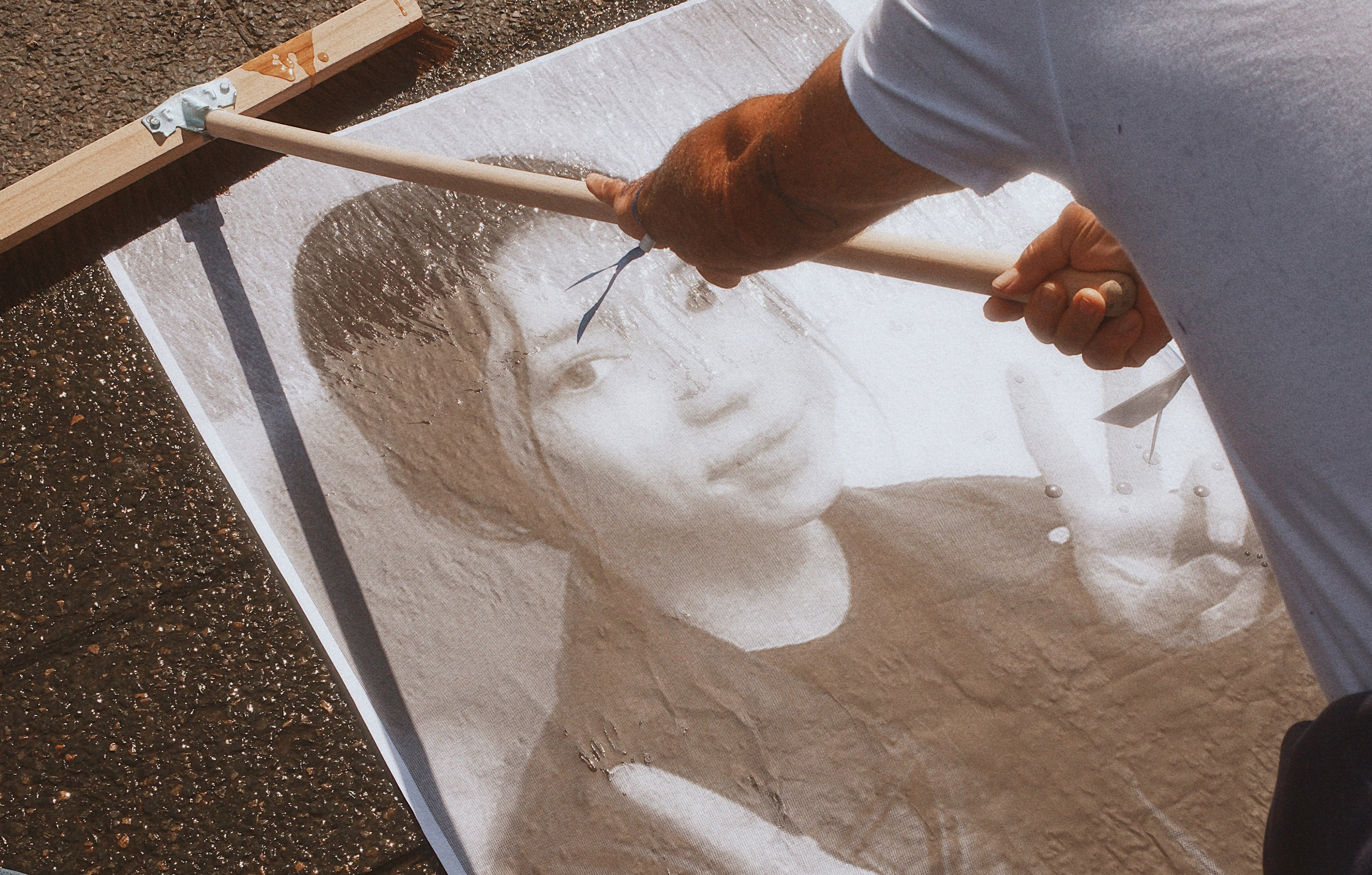 La performance Alive par l'association Antoine Alléno et l'artiste JR.