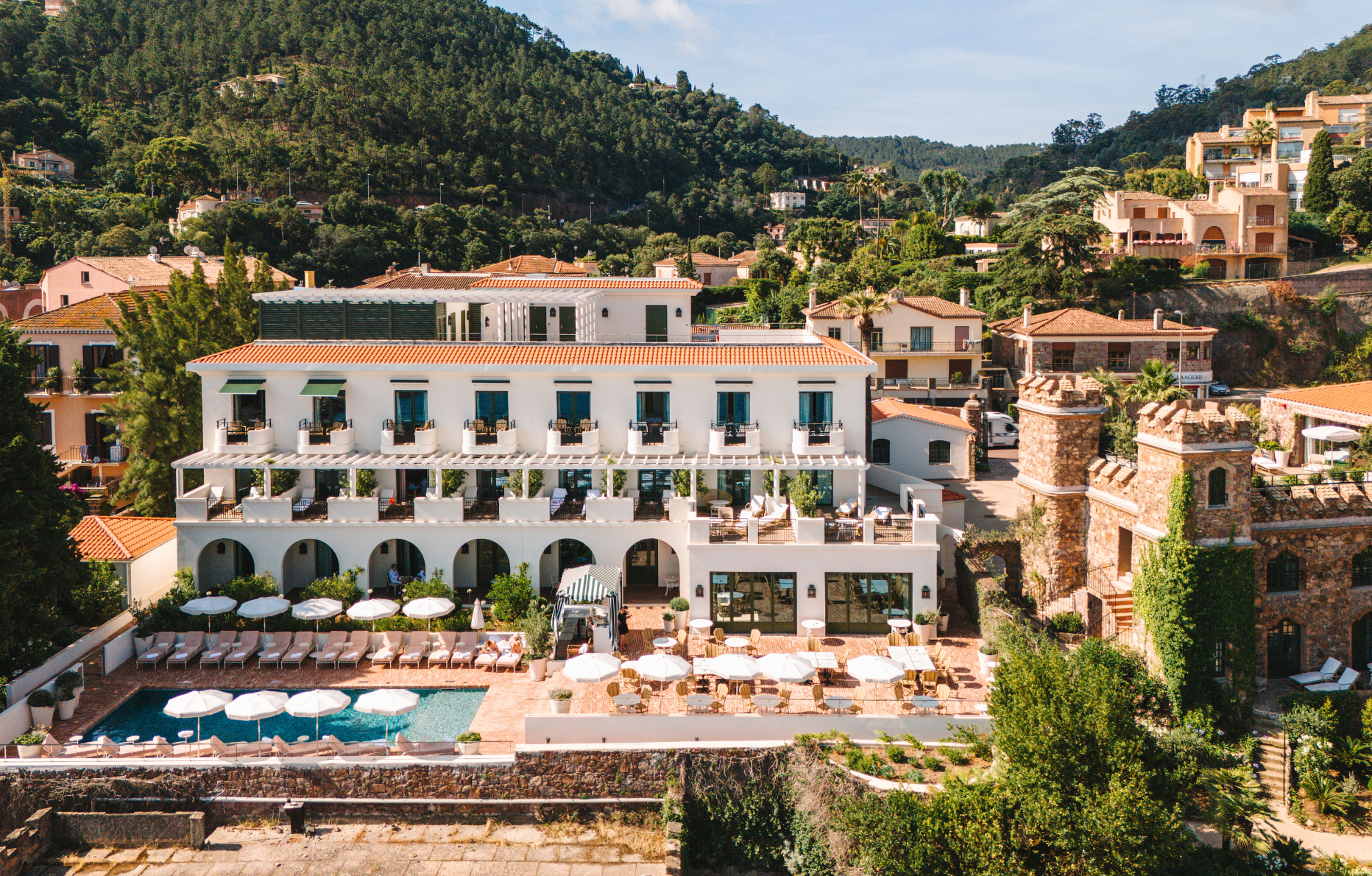 Chateau de Theoule, hotel, cote d'azur