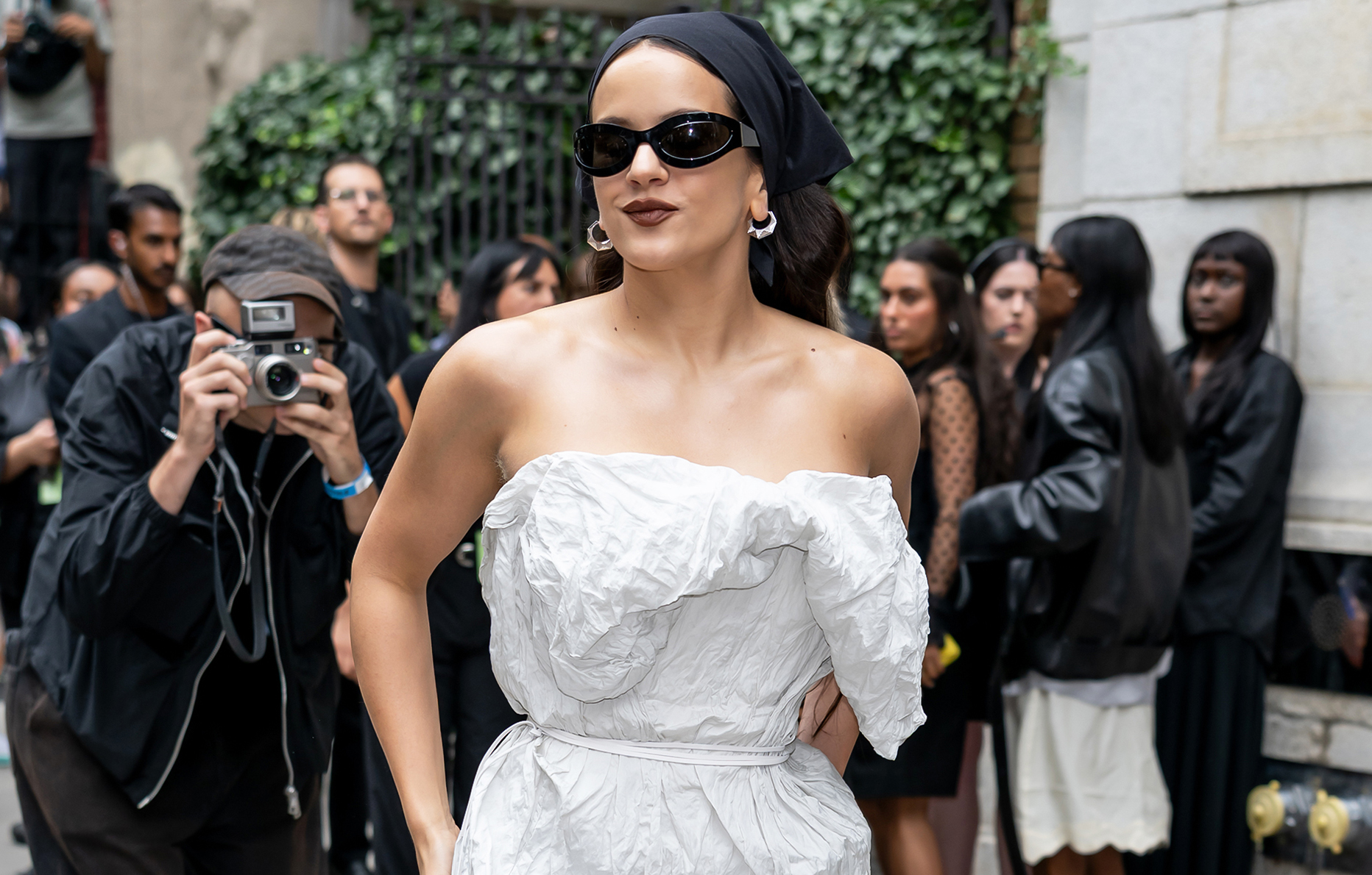 rosalia au défilé calvin klein à la fashion week de new york printemps-été 2026