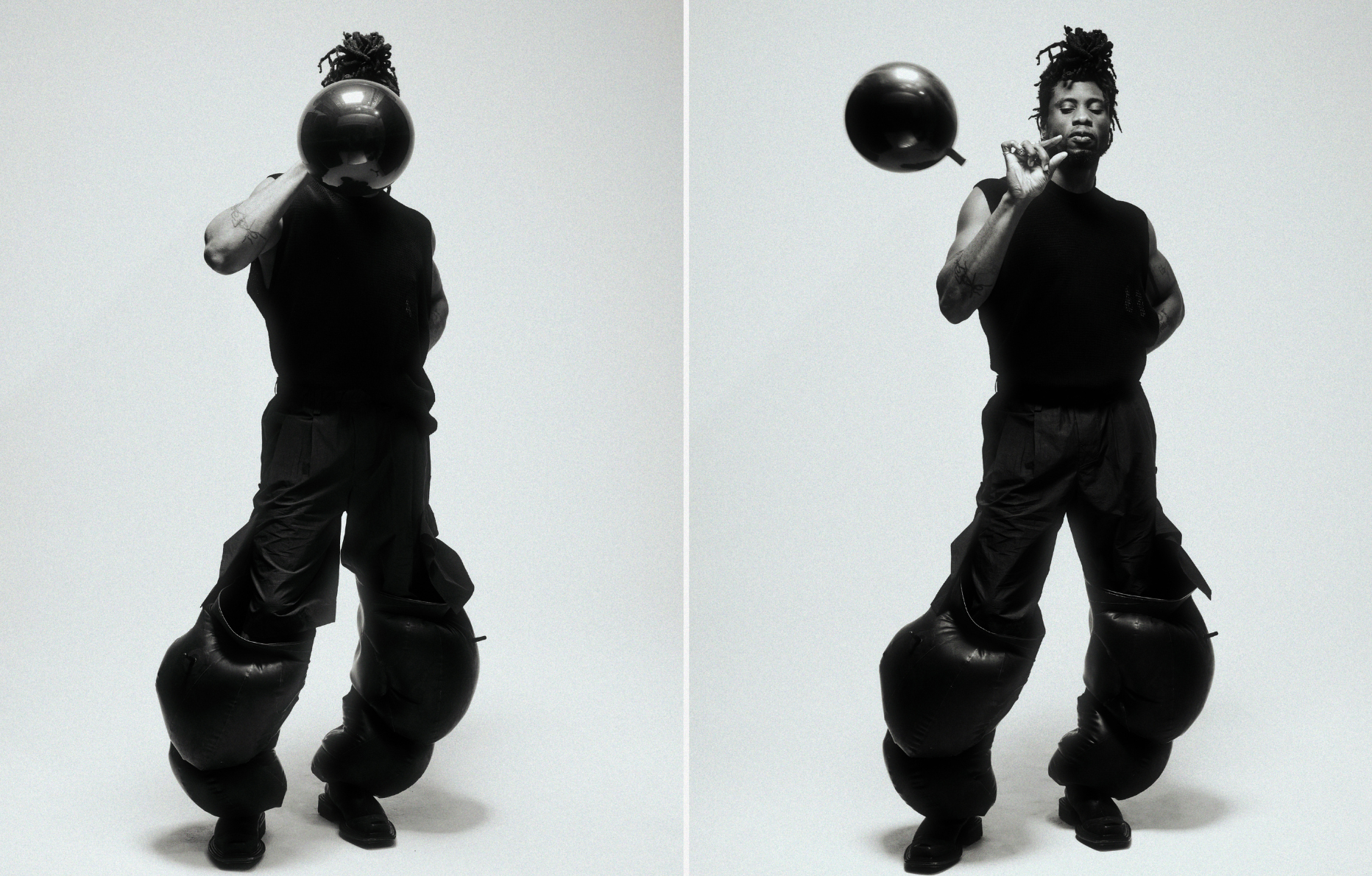 Le chanteur Obongjayar photographié par George Muncey.