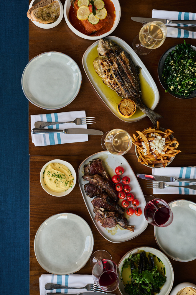 Le restaurant Spiti Sou, Paris 6e.