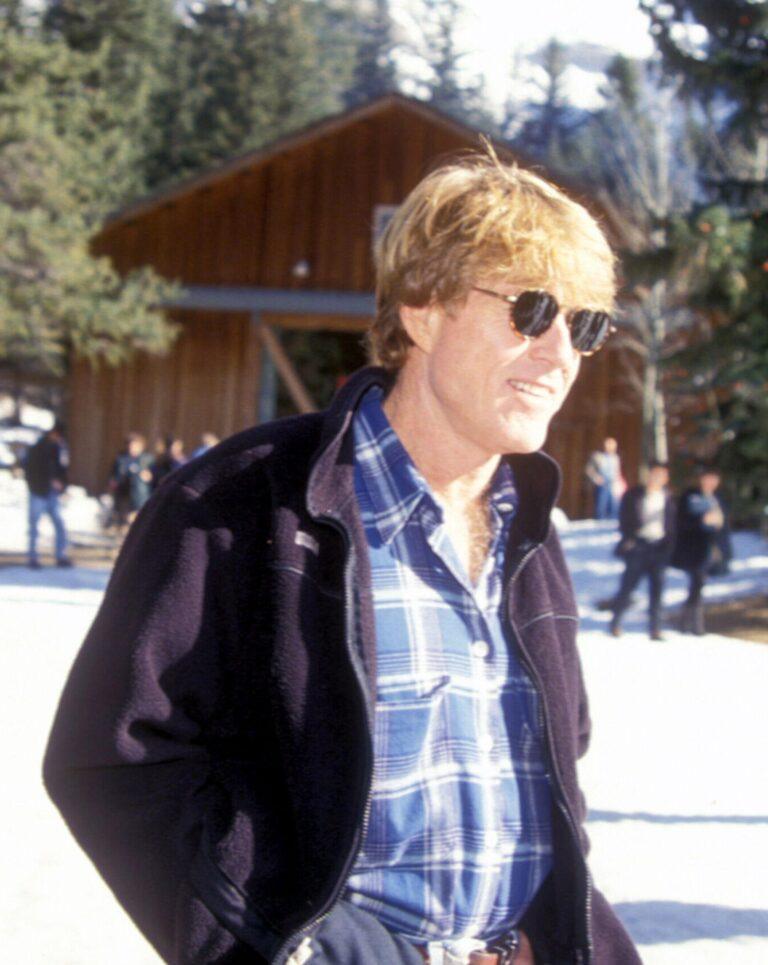 Photo d'archive de l'acteur Robert Redford au Festival de Sundance 1994.