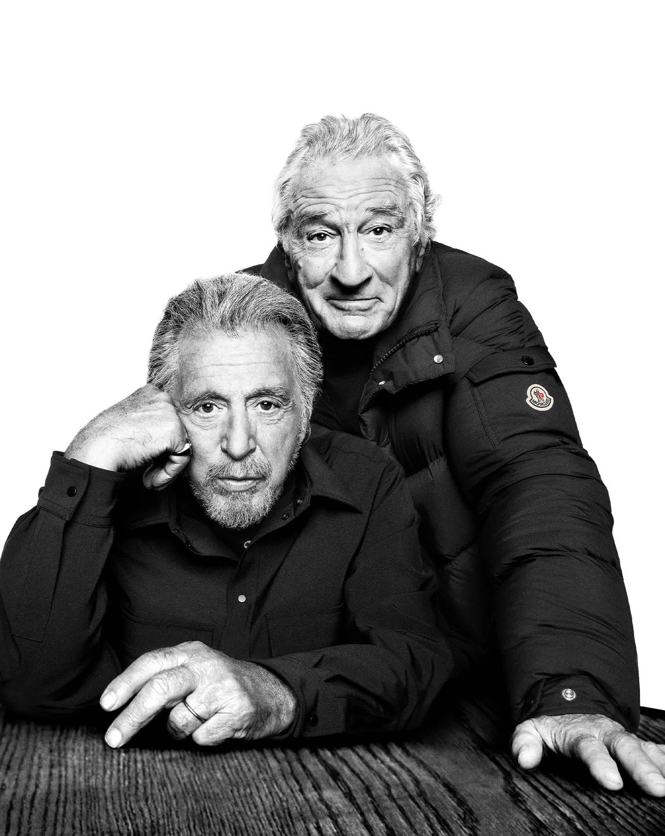 Al Pacino et Robert De Niro © Platon / Moncler.