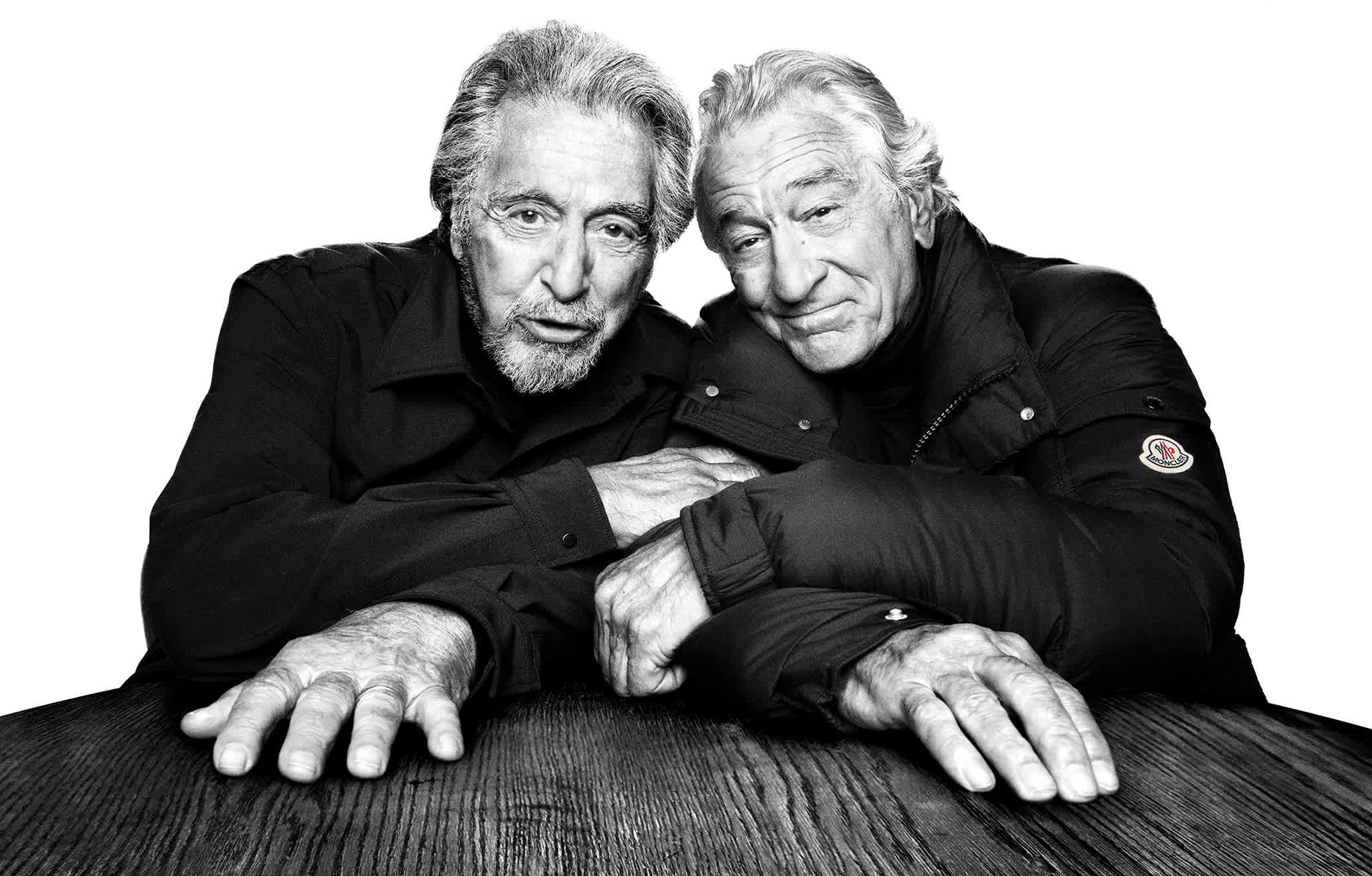 Al Pacino et Robert De Niro © Platon / Moncler.
