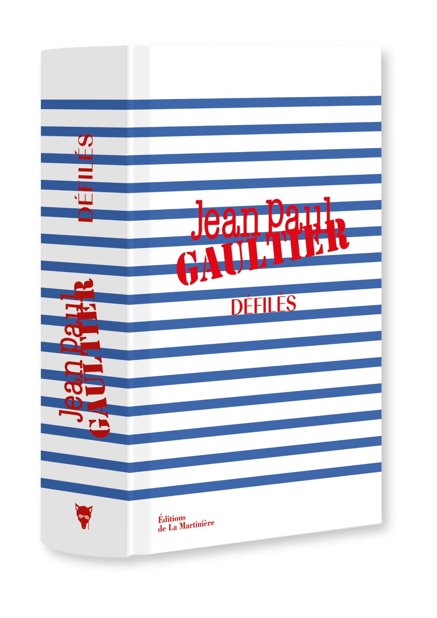 couverture du livre Jean Paul Gaultier - Défilés, éditions de La Martinière.