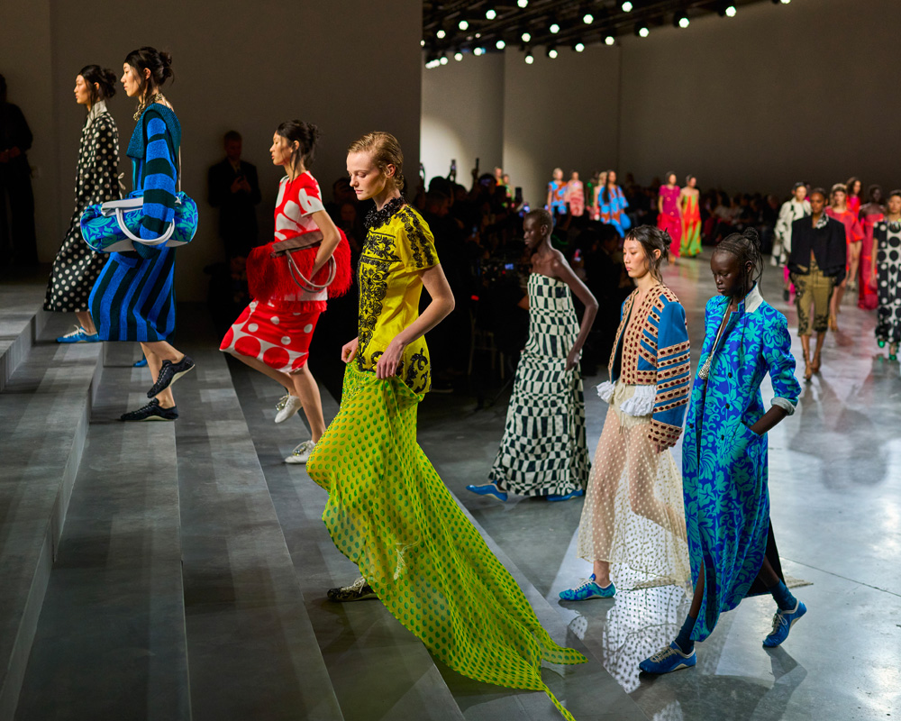 Vue du défilé Dries Van Noten Printemps-été 2026