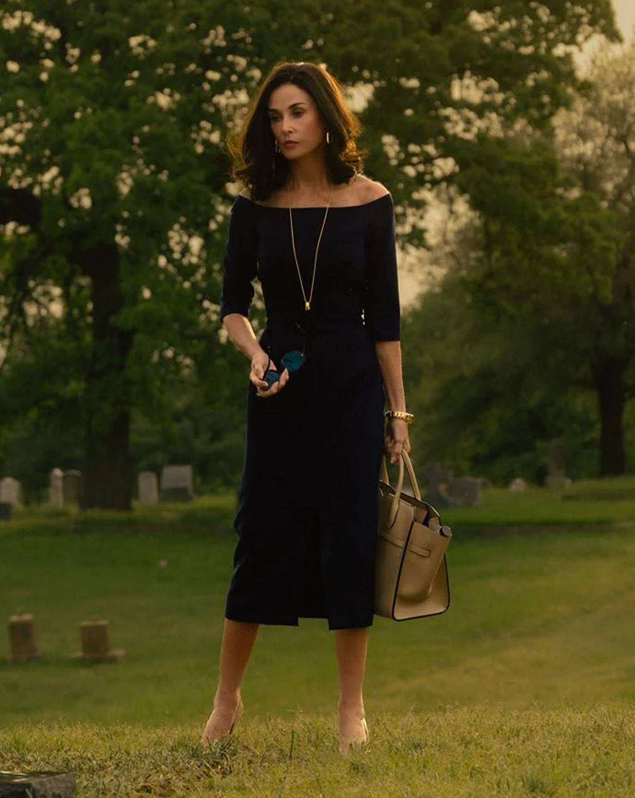 Demi Moore dans la série Landman (2025) © Paramount+.