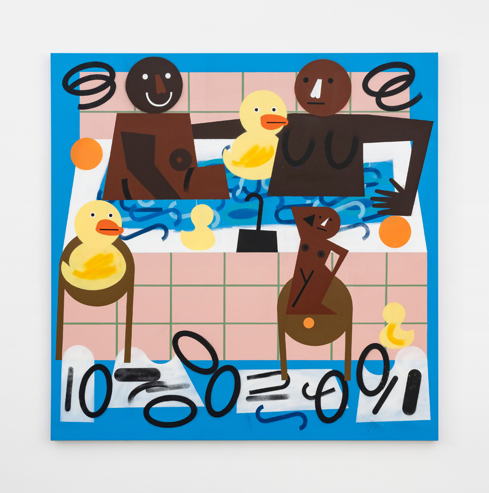 Epsom Salty (2025) by Nina Chanel Abney.