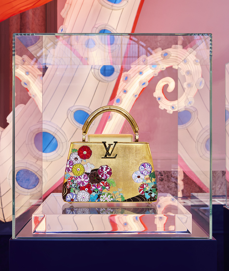 Sac Artycapucine par Takashi Murakami pour Louis Vuitton à Art Basel Paris 2025