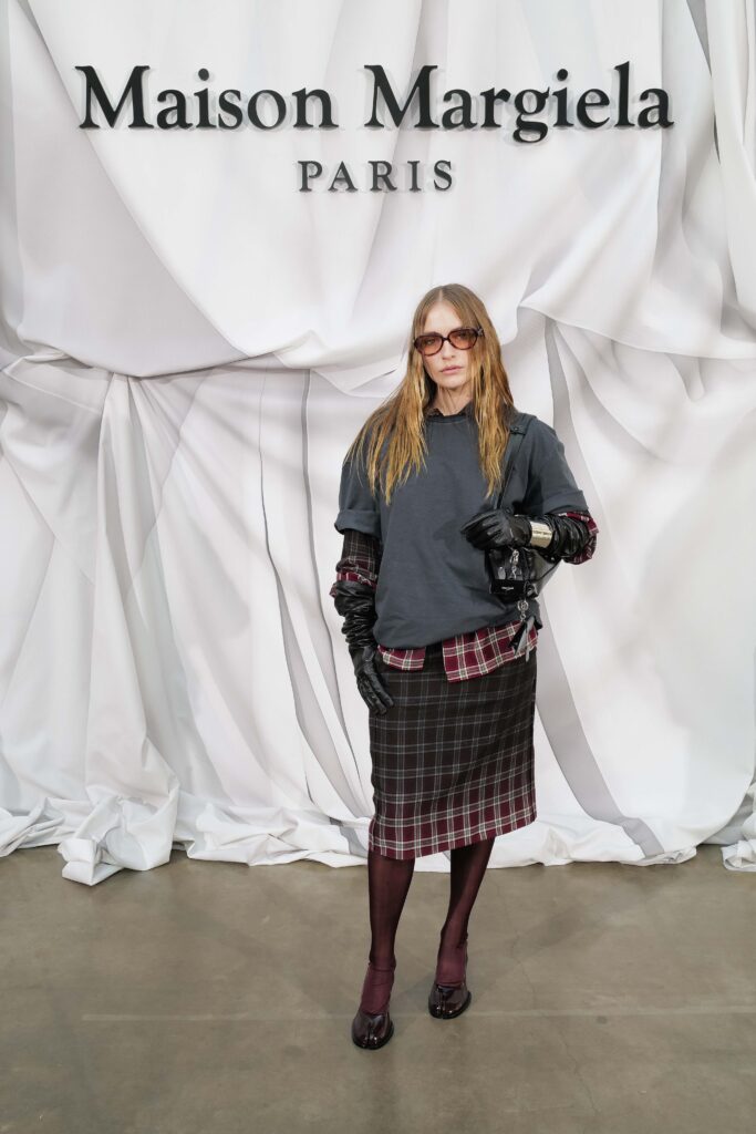 Camille Razat au défilé Maison Margiela printemps-été 2026, à Paris © Maison Margiela.