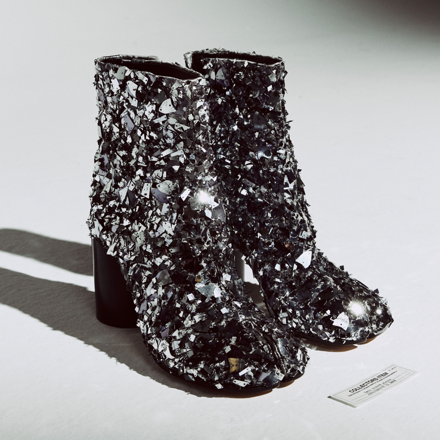 chaussures tabi maison margiela collection broken mirror 