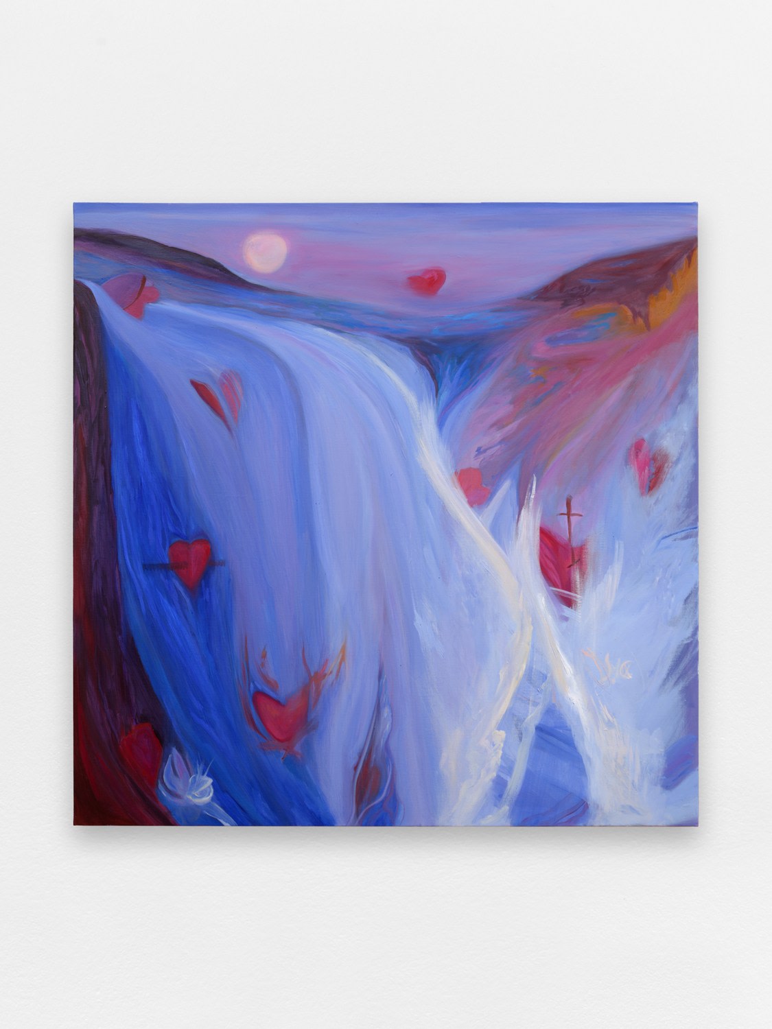 œuvre de Sequoia Scavullo, Symbol me knot (2025) exposée à la foire d'art contemporain Asia Now à la Monnaie de Paris par la galerie Sans Titre