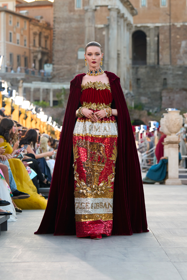 défilé dolce & gabbana alta moda 2025 rome