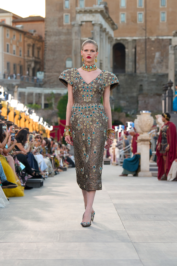 défilé dolce & gabbana alta moda 2025 rome