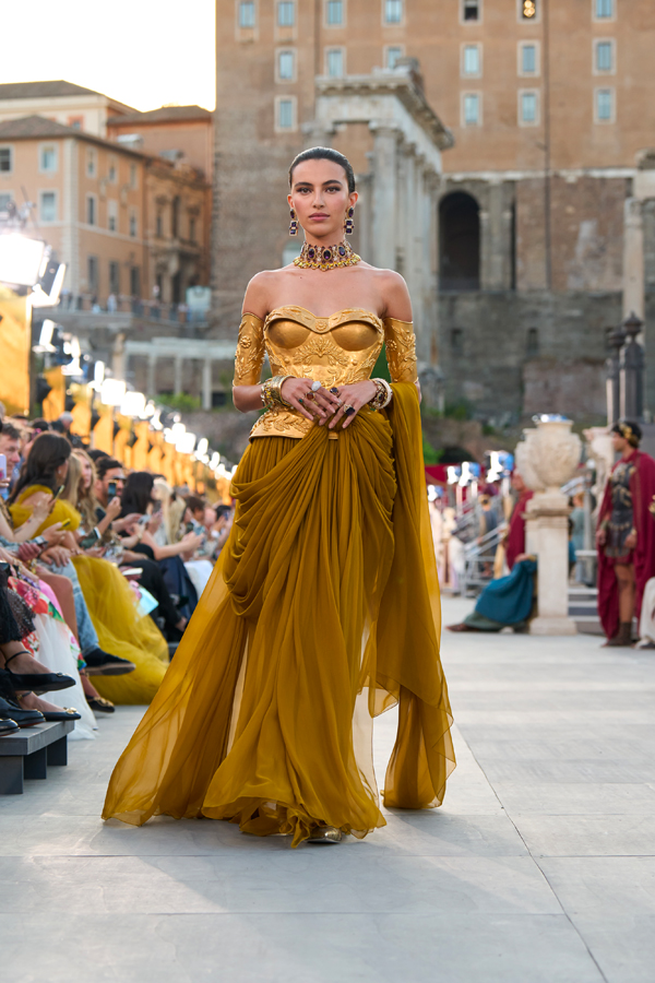 défilé dolce & gabbana alta moda 2025 rome