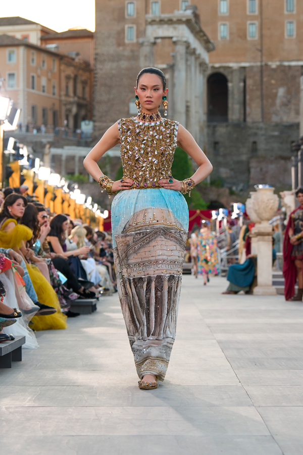 défilé dolce & gabbana alta moda 2025 rome