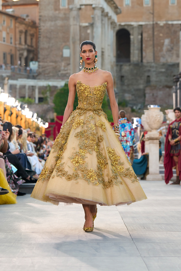 défilé dolce & gabbana alta moda 2025 rome