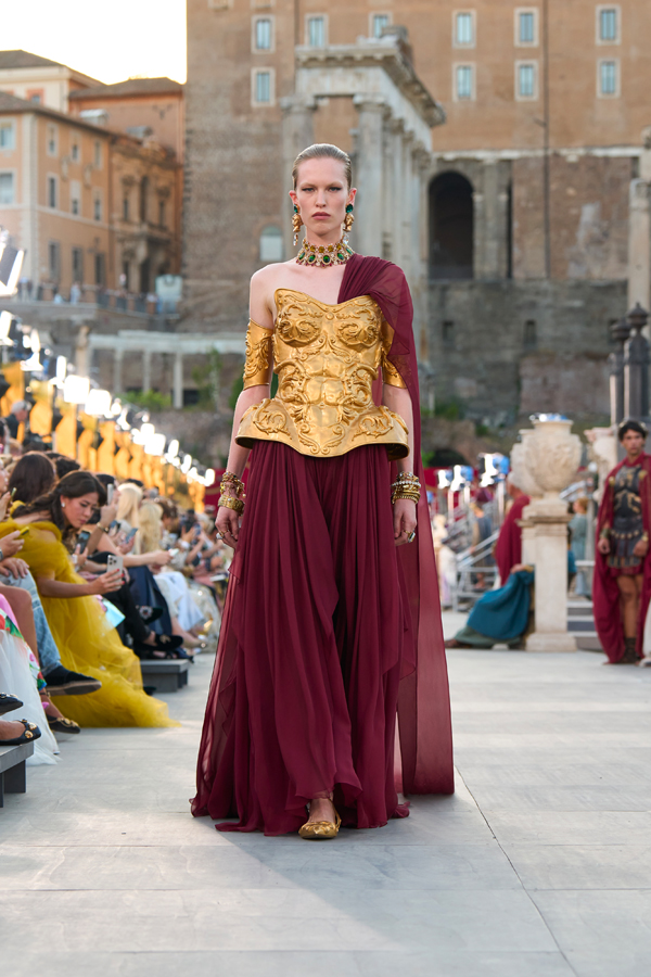 défilé dolce & gabbana alta moda 2025 rome