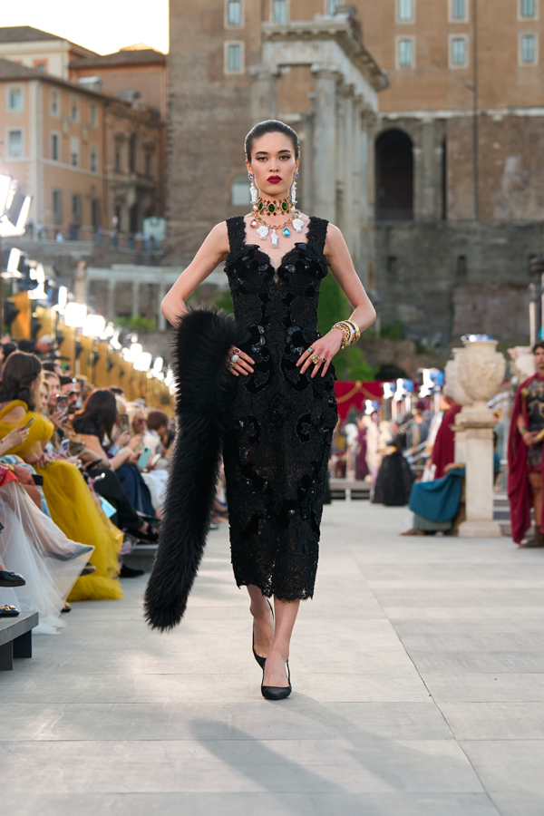défilé dolce & gabbana alta moda 2025 rome