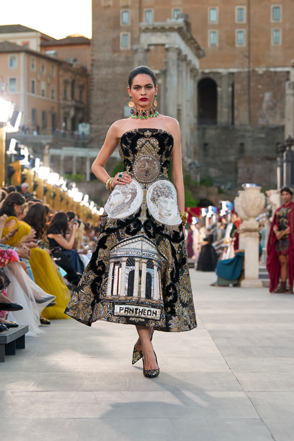 défilé dolce & gabbana alta moda 2025 rome