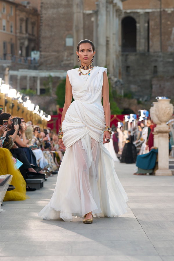défilé dolce & gabbana alta moda 2025 rome