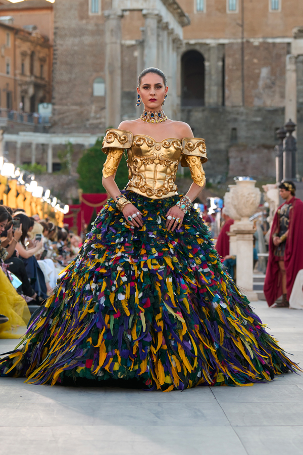défilé dolce & gabbana alta moda 2025 rome