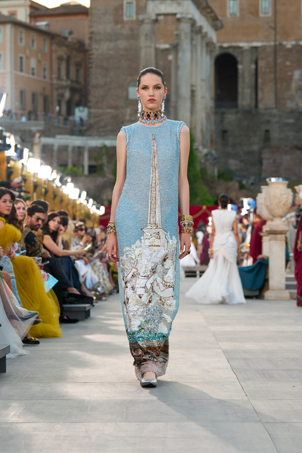 défilé dolce & gabbana alta moda 2025 rome