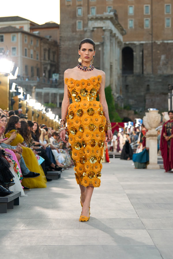 défilé dolce & gabbana alta moda 2025 rome