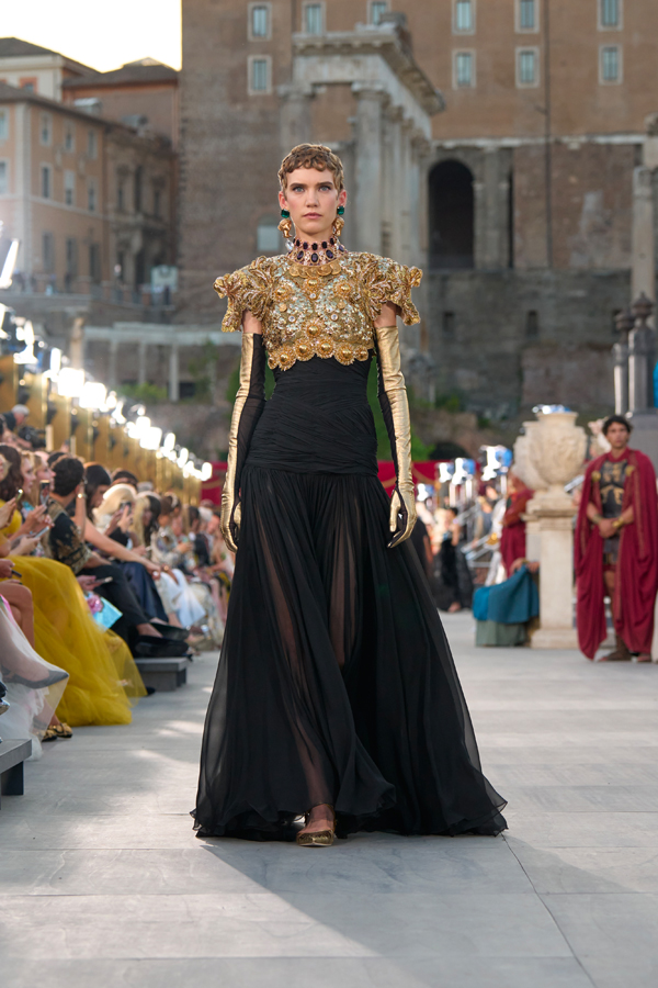 défilé dolce & gabbana alta moda 2025 rome
