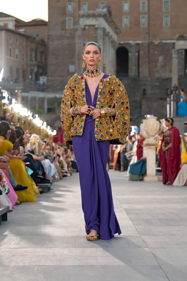 défilé dolce & gabbana alta moda 2025 rome