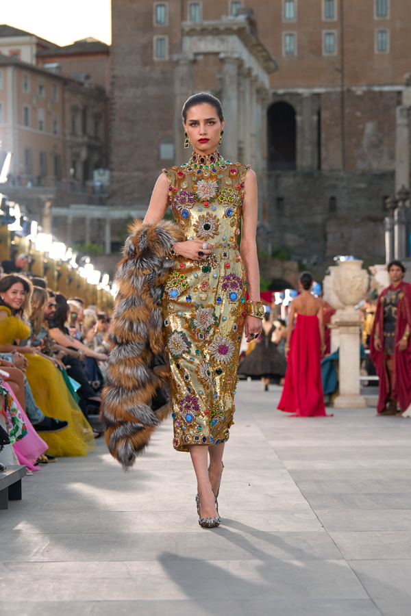 défilé dolce & gabbana alta moda 2025 rome
