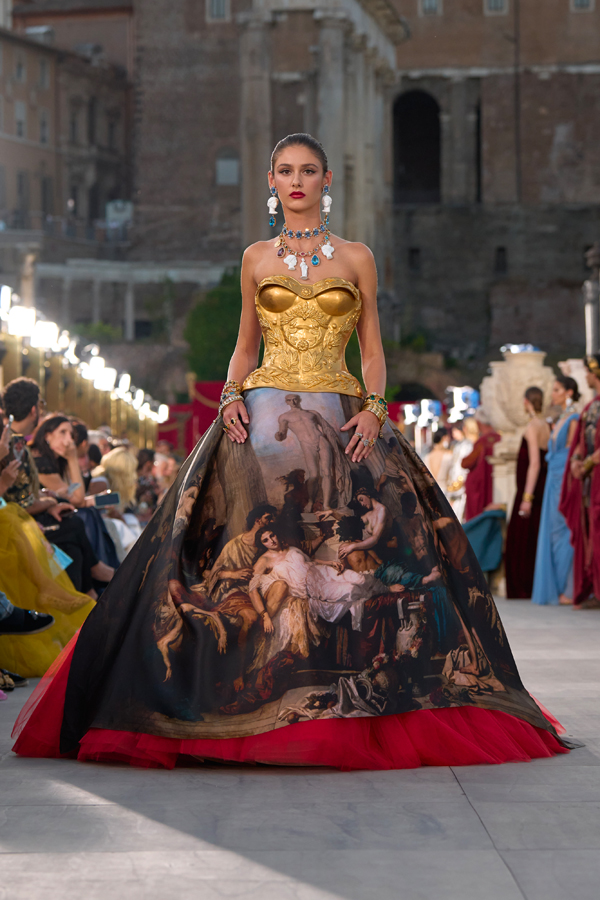 défilé dolce & gabbana alta moda 2025 rome