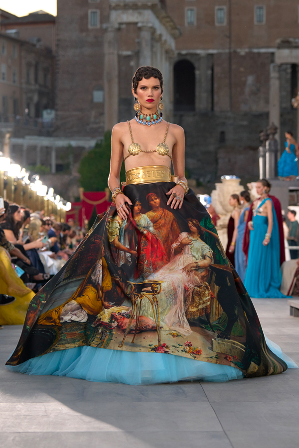 défilé dolce & gabbana alta moda 2025 rome
