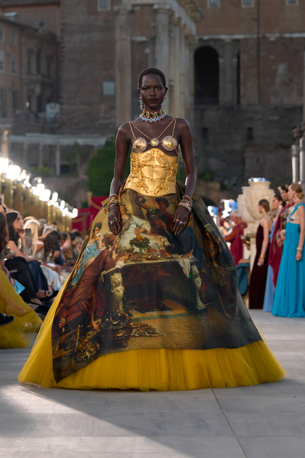 défilé dolce & gabbana alta moda 2025 rome