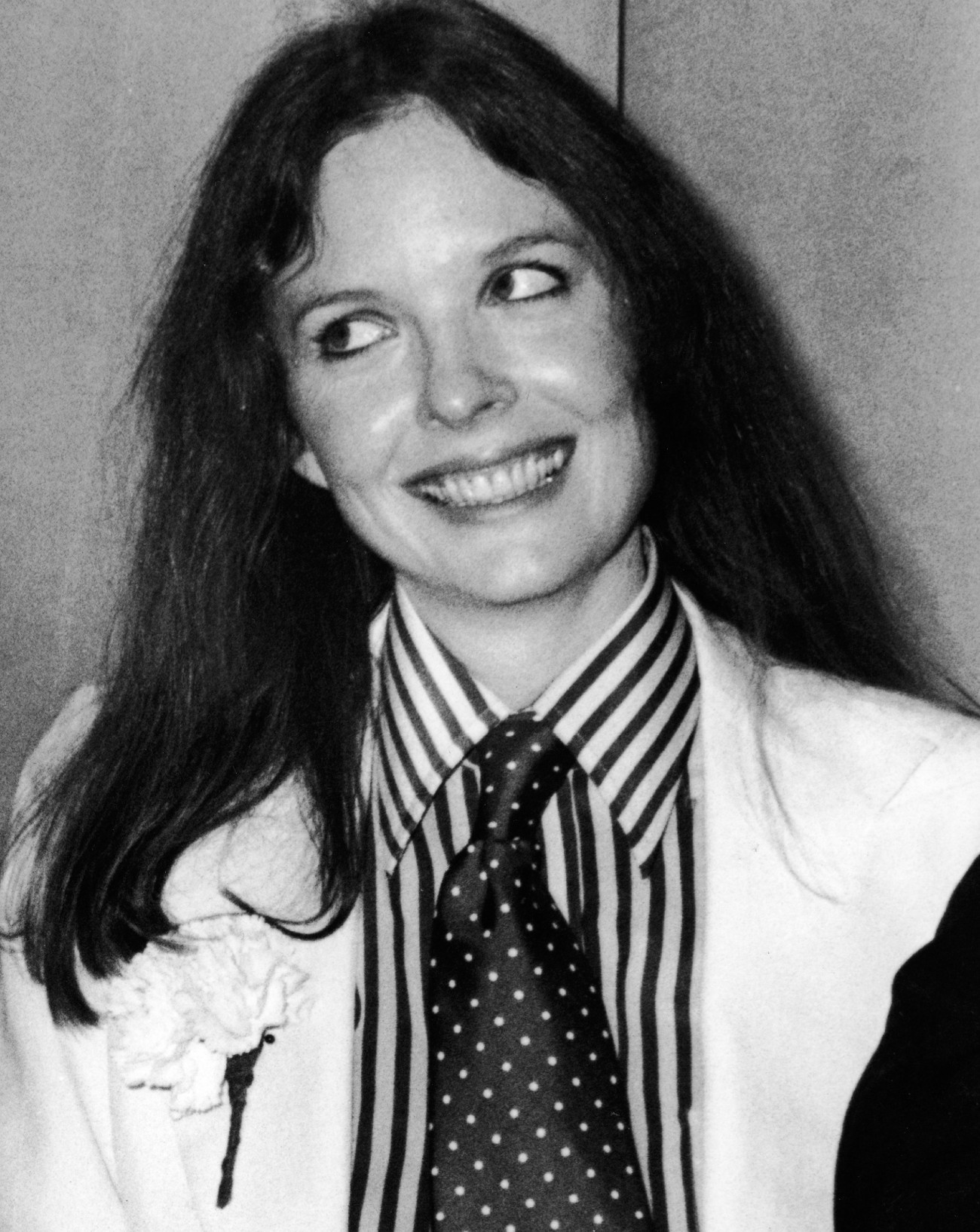 Diane Keaton aux Academy Awards, à Los Angeles, le 29 mar 1976. Photo par Frank Edwards/Fotos International/Getty Images.