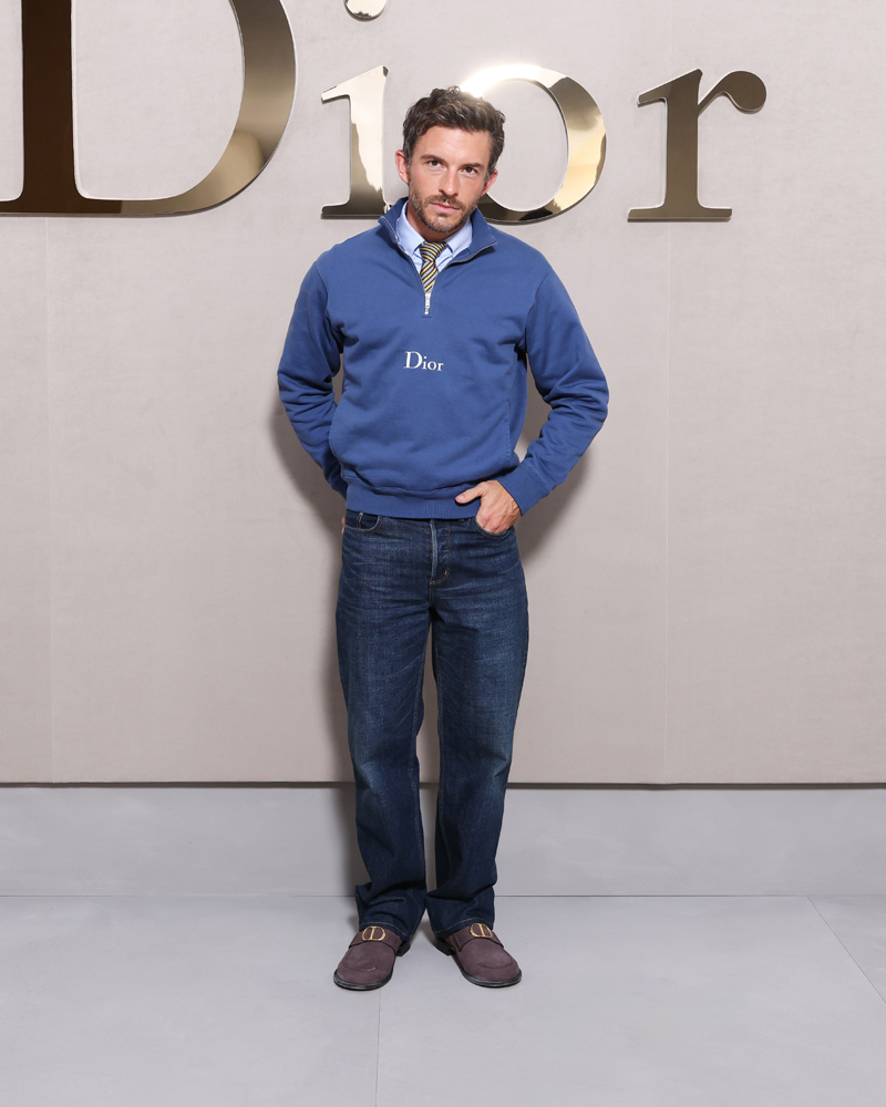 Jonathan Bailey au défilé Dior printemps-été 2026. 
