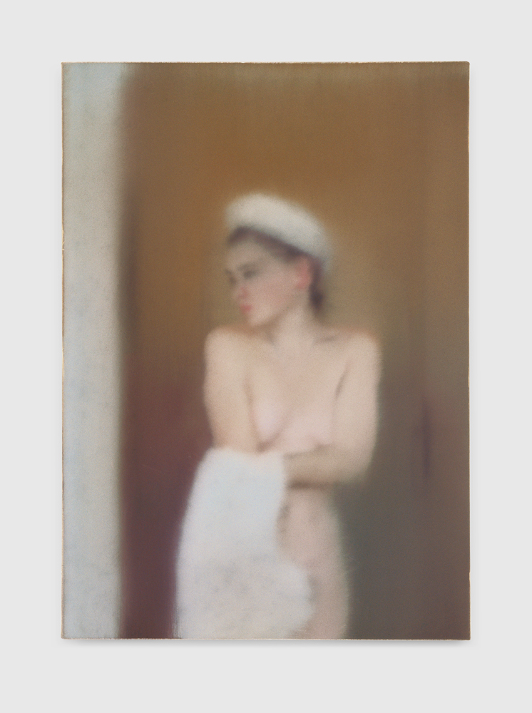 œuvre de Gerhard Richter, Kl. Badende (Small Bather) (1994) exposé à la galerie David Zwirner à Paris pendant la Semaine de l'Art 2025