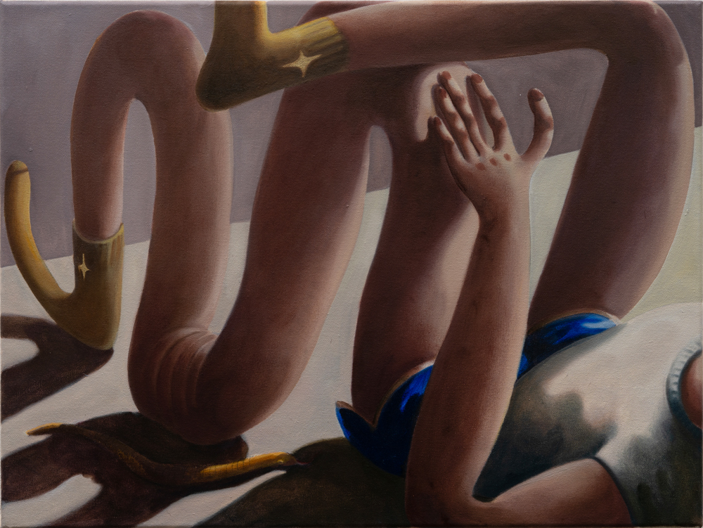 peinture de Jeehye Song exposée à la foire d'art contemporain Asia Now à la Monnaie de Paris