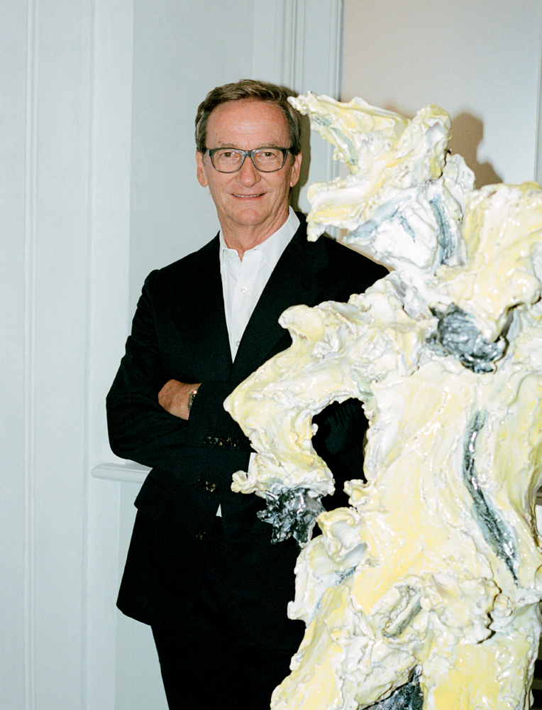 Thaddaeus Ropac photographié à Milan lors de l’ouverture de sa nouvelle galerie en septembre, photo par Maurizio Annese.