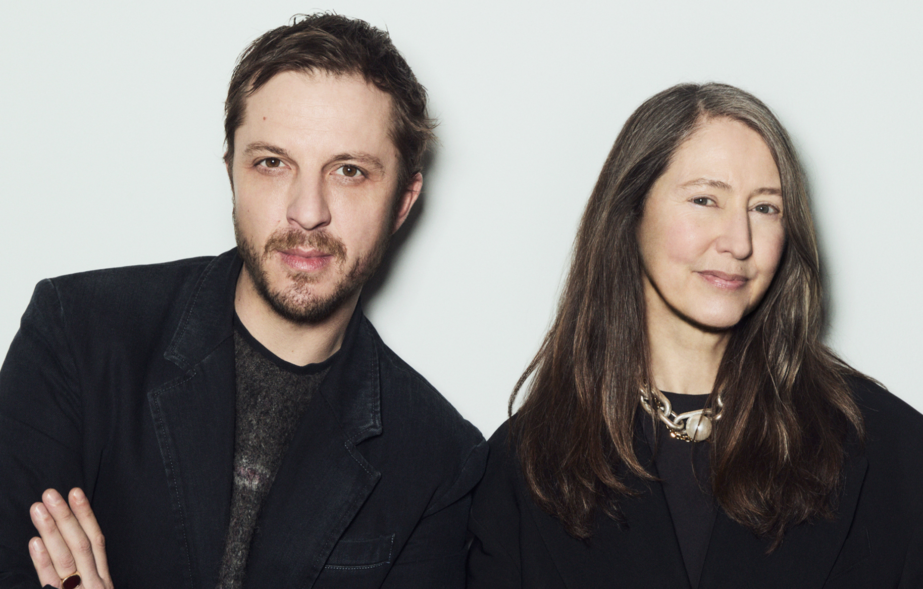 Glenn Martens et Ann-Sofie Johansson pour la collaboration H&M.